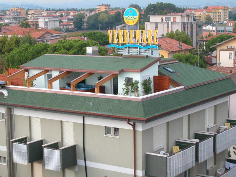 Hotel Verdemare Римини Экстерьер фото